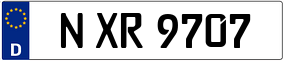 Truck License Plate